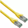 Helos komutacinis kabelis 363712, RJ-45–RJ-45, Cat.6a S/FTP (Cat.7 neapdorotas kabelis), 15 m, geltonas