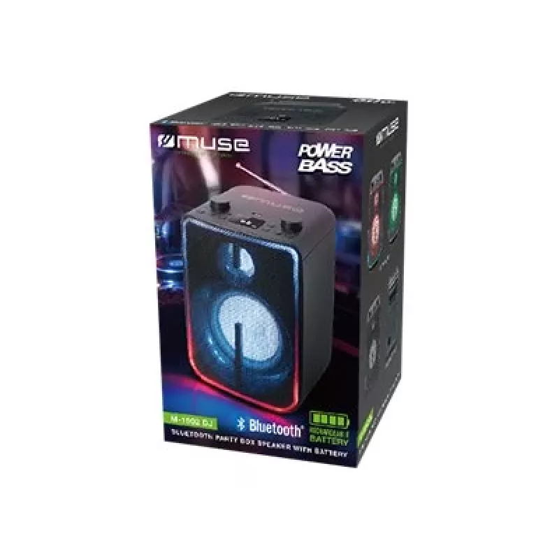 Nešiojamas garsiakalbis Mono Muse M-1802 DJ Black