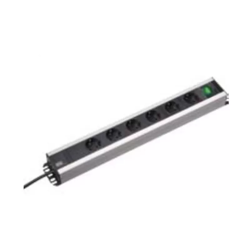 Bachmann 300.008 ilginimo laidas su 6 lizdais 2 m, juoda/pilka