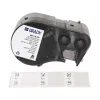 Brady M5-115-427, savaiminio laminavimo vinilas, juoda/balta/skaidri, 38,10 x 12,70(31,75) mm, nuolatinis, kabelio skersmeniui 3,40–6,10 mm (200 vnt.)
