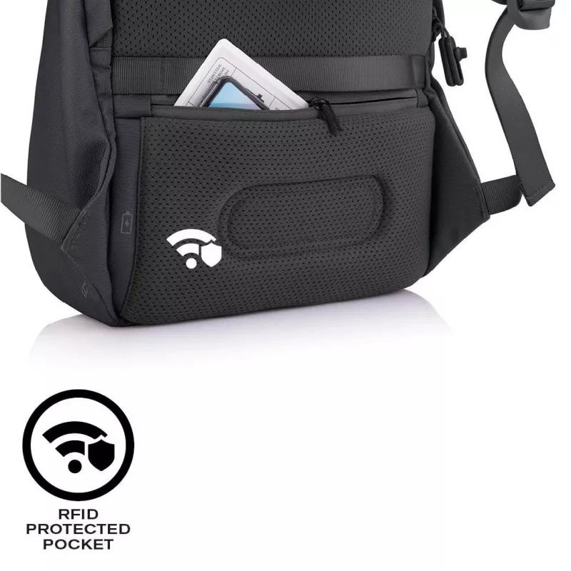 Kuprinė XDDESIGN Bobby Soft su 15,6 col. nešiojamojo kompiuterio skyriumi, 16 L, PET, juoda