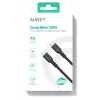 AUKEY CB-KCC101 Nailoninis laidas USB C – USB C 1 m