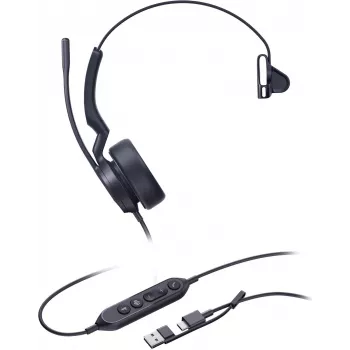 Ausinė Yealink UH44 Mono Teams USB-C/A