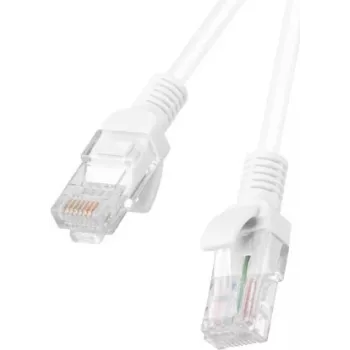 Tinklo kabelis Lanberg PCU6-10CC-0100-W 1 m Cat6 U/UTP baltas