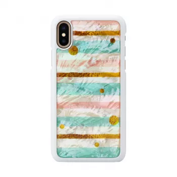 Mobiliojo telefono dėklas iKins, skirtas iPhone XS / iPhone XS Max — pop mint black