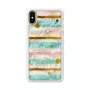 Mobiliojo telefono dėklas iKins, skirtas iPhone XS / iPhone XS Max — pop mint black