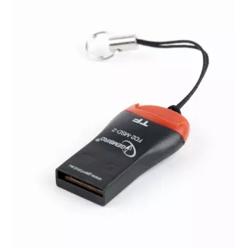 Card Reader Gembird FD2-MSD-3 USB 2.0 juoda raudona