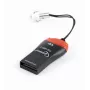 Card Reader Gembird FD2-MSD-3 USB 2.0 juoda raudona