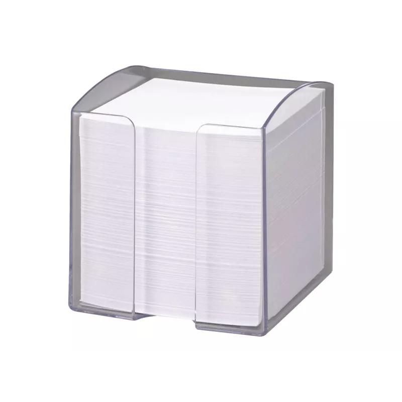 Kvadratinis permatomas užrašų bloknotas Durable TREND 105x100x100 mm