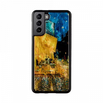 Apsauginis dėklas iKins Samsung Galaxy S21+ — juodas