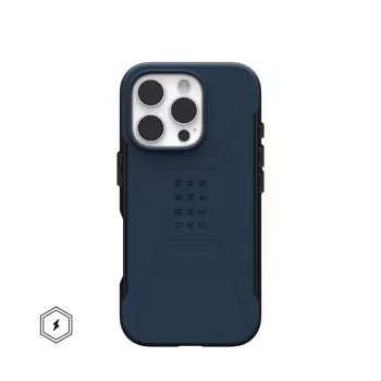 UAG Dėklas MagSafe, iPhone 16 Pro (Mėlyna)