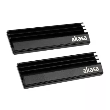 Akasa A-M2HS01-KT02 aušinimo sistema SSD šilumos šalintuvas/radiatorius juodas 1-2