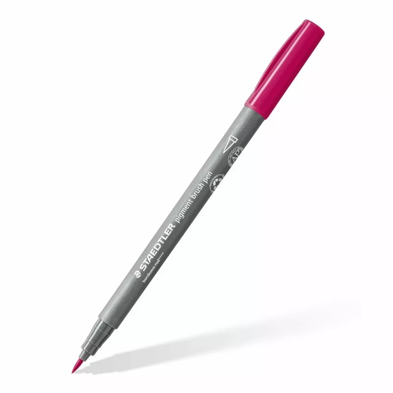 Staedtler pigment brush pen 371 geltonas flomasteris 1 vnt