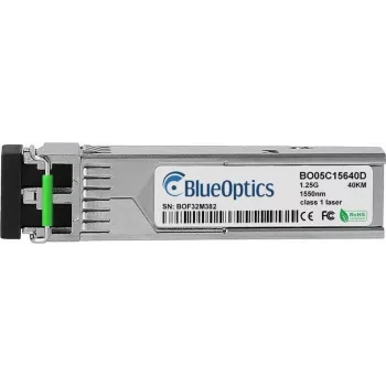 SFP siųstuvas-imtuvas BLUEOPTICS BO05C15640D suderinamas modulis SFP prievadams (MPN 1100-0142-BO)