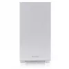 PC korpusas Thermaltake S100 Tempered Glass Snow Edition Micro Tower baltas