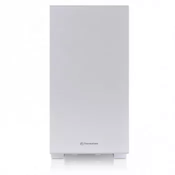 PC korpusas Thermaltake S100 Tempered Glass Snow Edition Micro Tower baltas