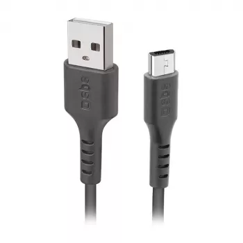 SBS TECABLEMICRO2K 2m USB A – Micro-USB B vyriškas–vyriškas juodas USB kabelis (TEKabelMICRO2K)