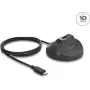 DELOCK magnetinis stovas USB Type-A lizdas į USB Type-C kištuką 10 Gbps prijungimo laidas 1,2 m (64365)