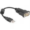 DeLOCK adapteris USB 2.0 Type-A į RS-232 D-Sub 9 kontaktų kištukas 0,25 m