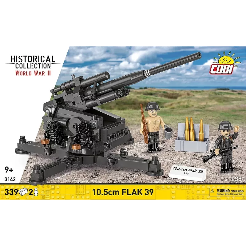 Konstruktorius Cobi Blocks 10,5 cm Flak 39 — 339 dalių