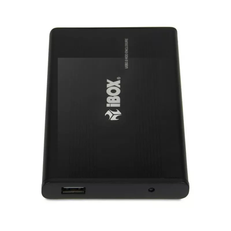 iBox HD-01 IEU2F01 2,5" išorinis HDD korpusas, SATA, USB 2.0, aliuminio, juodas