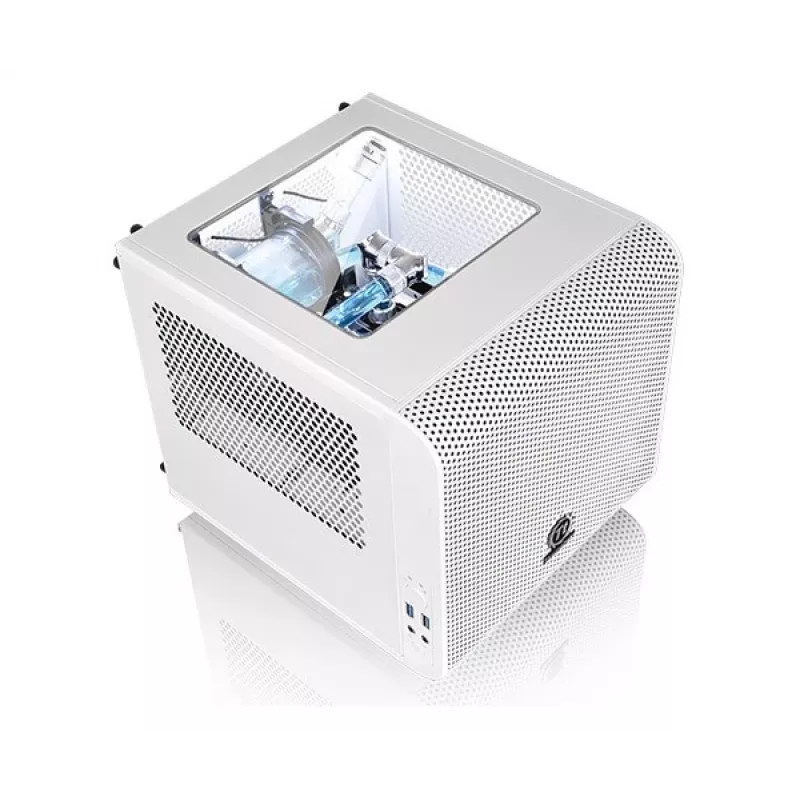 Terminis korpusas Thermaltake Core V1 Snow Edition Cube White
