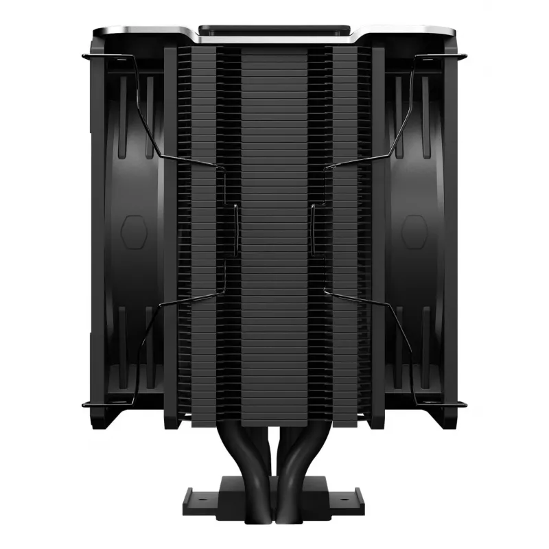 Oro aušintuvas procesoriui Cooler Master V4 Alpha 3DHP, 120 mm ventiliatorius, LGA1700/AM5 suderinamas, juodas