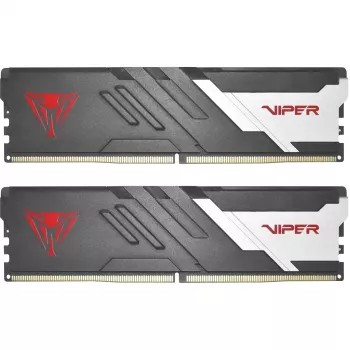 DIMM 16 GB DDR5-5600 (2x 8 GB) Dual-Kit, Arbeitsspeicher schwarz/weiß, PVV516G560C40K, Viper Venom, INTEL XMP