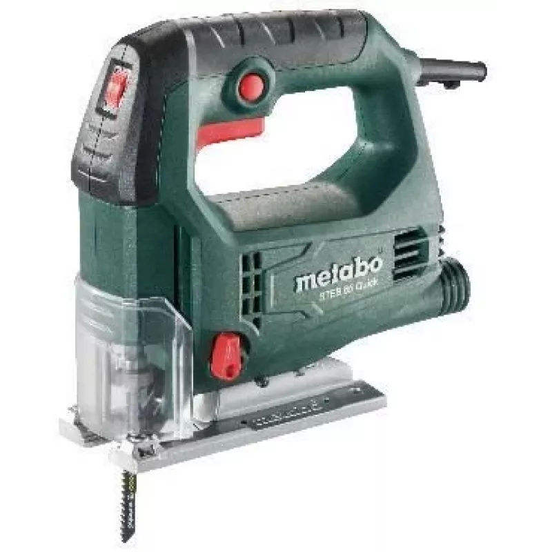 Pjūklas Metabo STEB 65 Quick – orbitinis eiga, greitas keitimas be įrankių, 650 W
