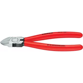 Knipex įstrižiniai pjaustytuvai šviesolaidiniams kabeliams, l. 160 mm, su rutuliniu apsauginiu dangteliu