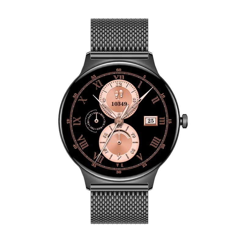 Išmanusis laikrodis Colmi V89 Steel Black su širdies ritmo monitoriumi, atsparus vandeniui