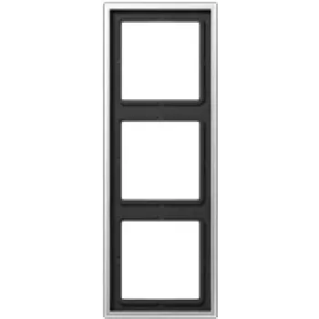 JUNG AL 2983 juodas aliumininis rėmelis 81 mm x 223 mm