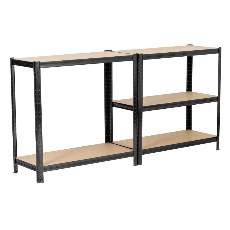 Extralink metalinė sandėliavimo lentyna 180x90x40 juoda