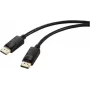 Renkforce DisplayPort jungiamasis laidas, DisplayPort kištukas – DisplayPort kištukas, 2,00 m, juodas (RF-5771514)