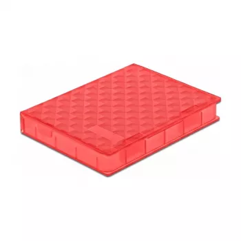 Apsauginis dėklas DeLOCK 18370 raudonas 2,5 inch HDD/SSD