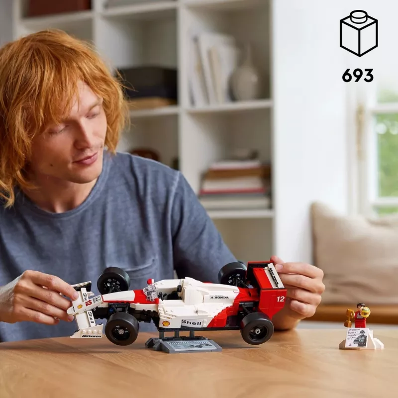 LEGO ICONS McLaren MP4/4 Ayrton Senna 10330 – surinkimo modelis