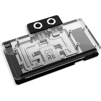 Alphacool Core RX 9070 XT Steel Legend GPU vandens blokas su galine plokšte