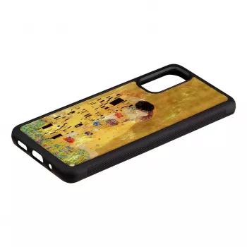 Apsauginis dėklas iKins Samsung Galaxy S20, juodas, plonas TPU užvalkalas
