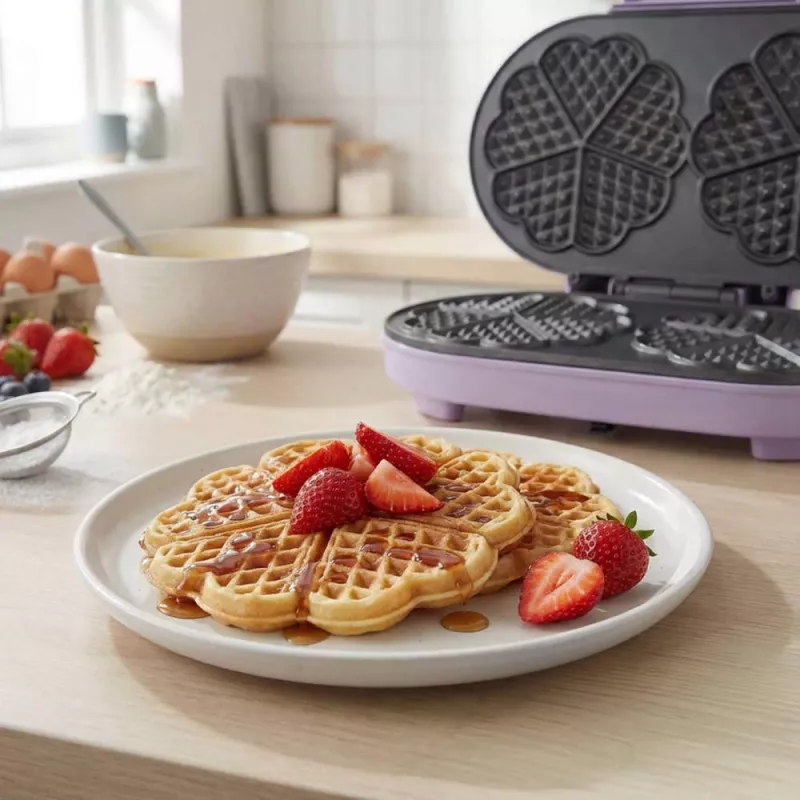 Giles & Posner EK6700GSPPVDE dviejų širdelių vaflinė