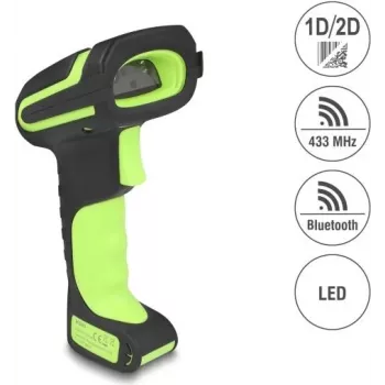 Brininis skaitytuvas DELOCK 90588 1D/2D Bluetooth 433 MHz nešiojamas