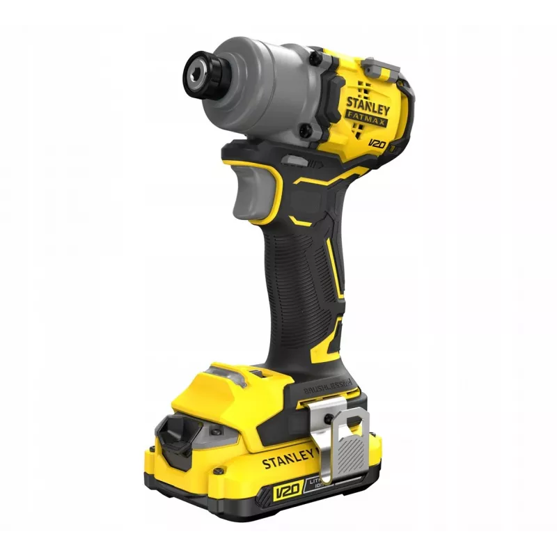 Stanley SFMCF830D2K-QW smūginis suktuvas be šepetėlių, 2×2,0 Ah, 3200 aps./min., juoda/geltona