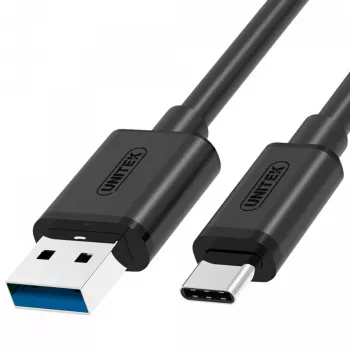 UNITEK Y-C474BK USB 3.2 Gen 1 (3.1 Gen 1) kabelis USB A – USB C, 1 m, juodas