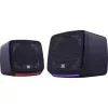 Kompiuteriniai garsiakalbiai DEFENDER J3 2.0 6W LED USB, 2×3W RMS, 90–20000 Hz, 3,5 mm, juodi