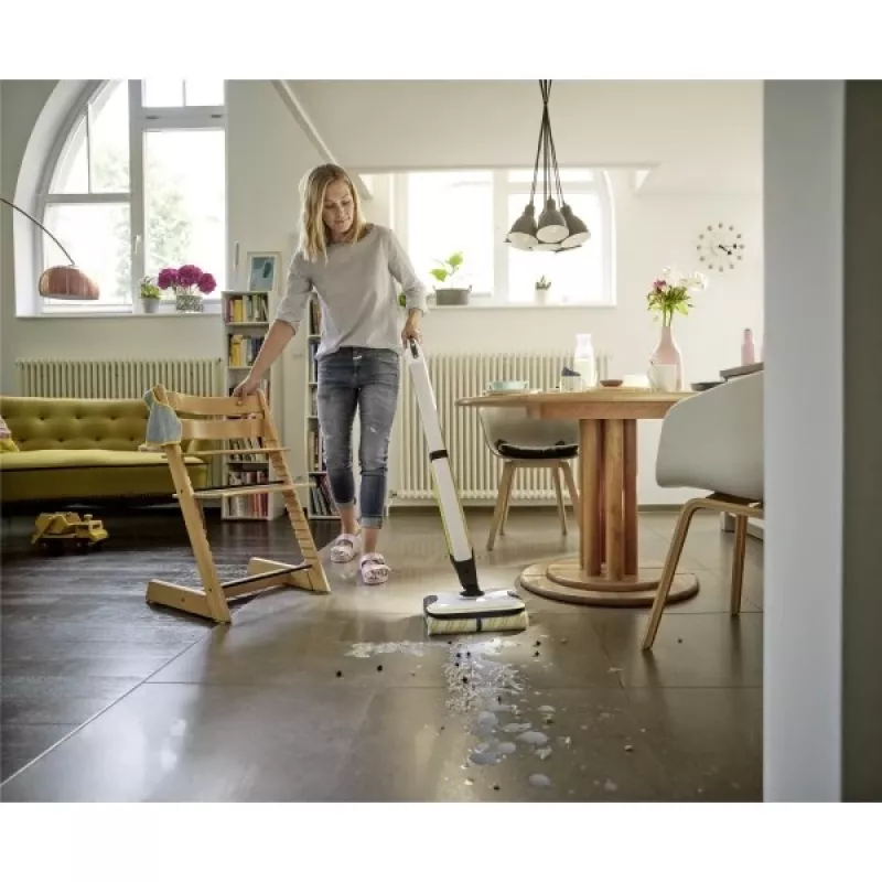 Kärcher FC 7 CORDLESS belaidis elektrinis šluotvynėlis, akumuliatorinis, be maišelio, juoda/balta/geltona, 2.85 Ah