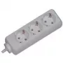 Prailginimo laidas Bachmann 3x Schuko H05VV-F 3G 1,50 mm² 16 A/3680 W 3 m