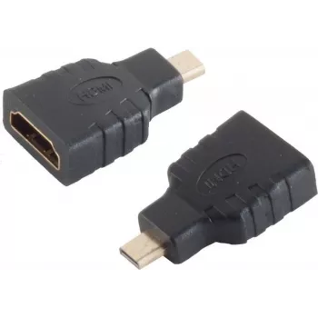 Micro HDMI adapteris ShiverPeaks BS77413 vyriškas į moterišką, juodas