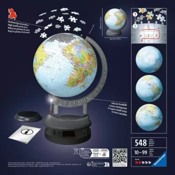 Ravensburger 3D dėlionės gaublys su apšvietimu