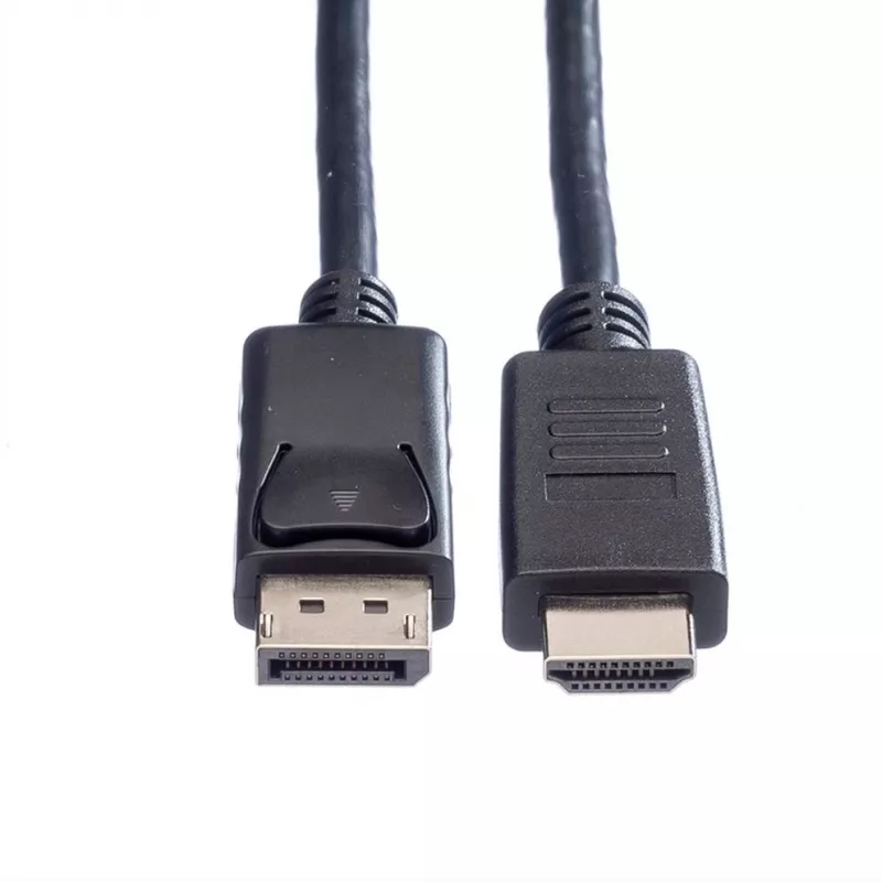 Laidas ROLINE 11445780 1 m DisplayPort į HDMI juodas