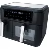 Dviguba oro gruzdintuvė Steba HF 9500 DUO (juoda, 2400 W, 2 krepšeliai 6 L + 3,5 L)