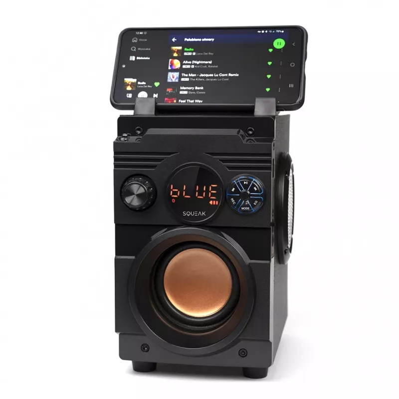Squeak Bassblaster Bluetooth 5.1 garsiakalbis, FM radijas, MP3 grotuvas SQ1001